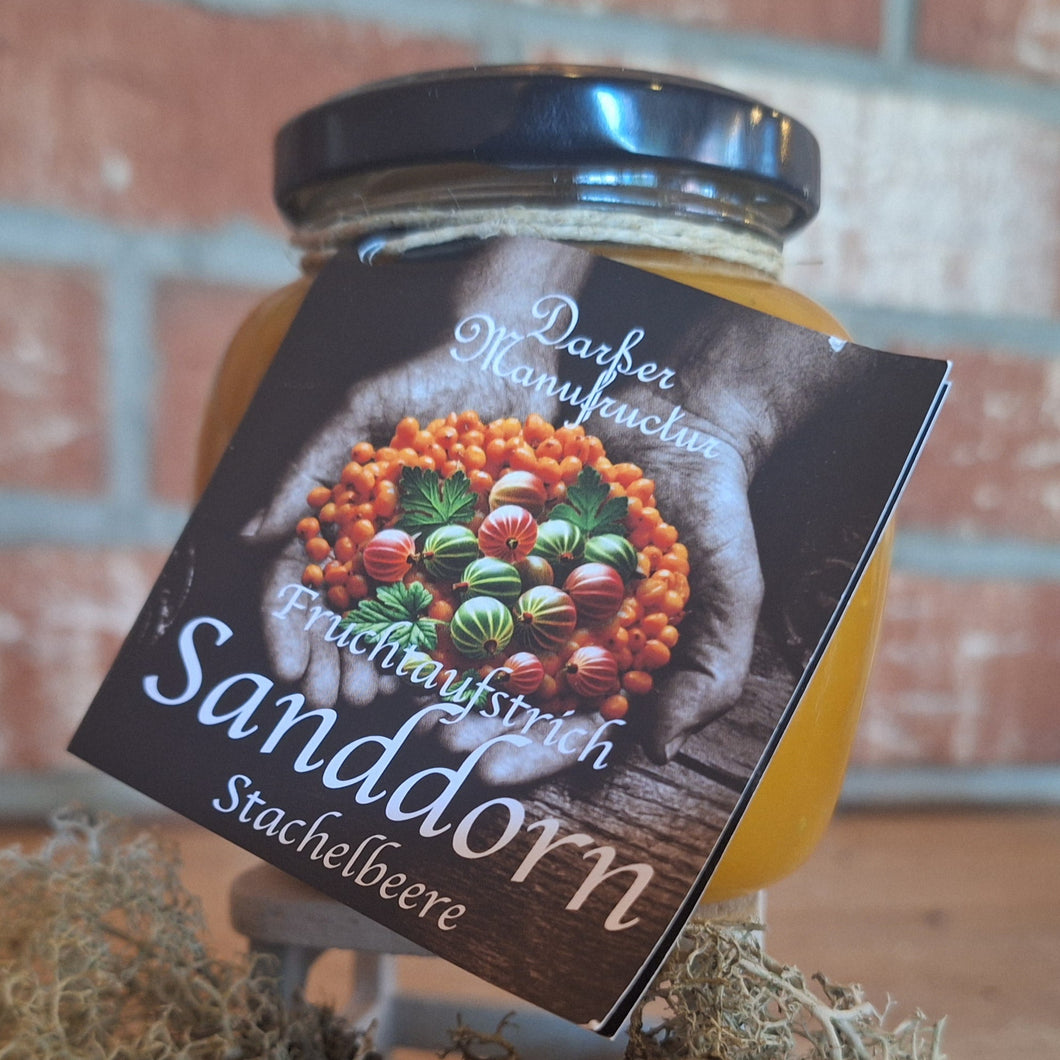 Sanddorn-Stachelbeere-Fruchtaufstrich 225g